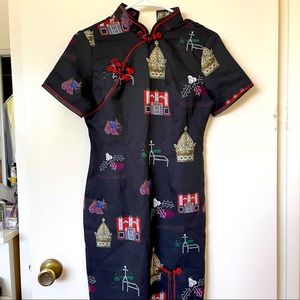 Chi-pao, Chinese vintage style.dress.